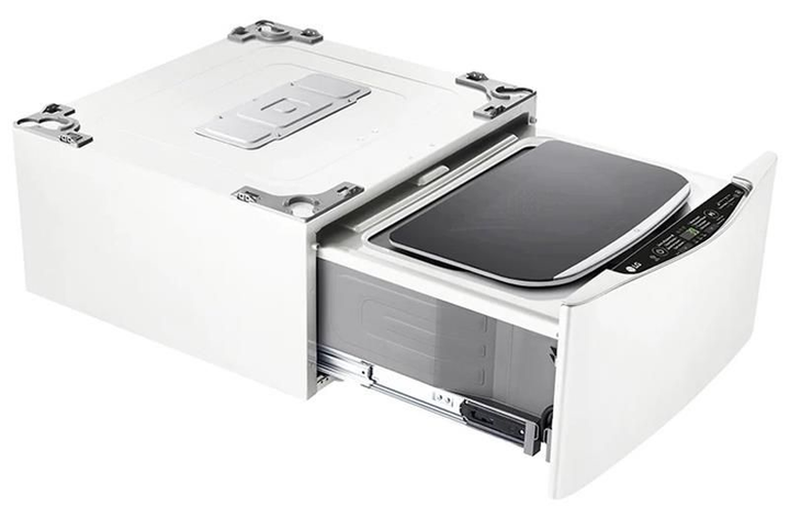 Пральна машина LG вертикальна, 2кг, 800, С, 70см, дисплей, інвертор, білий - изображение 1