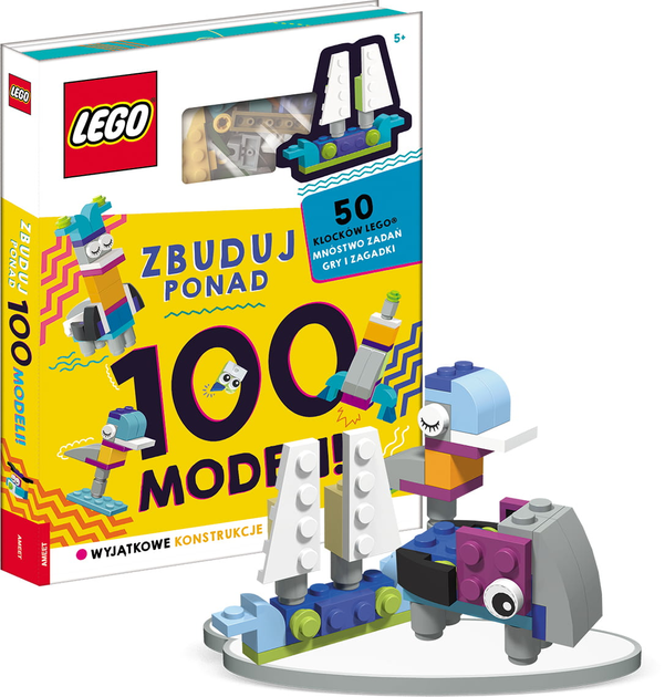 Книжковий набір LEGO Iconic Зберіть понад 100 моделей (9788325335472) - зображення 1