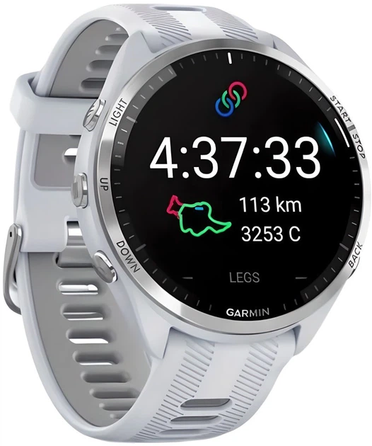 Смарт-годинник Garmin Forerunner 965 Whitestone (010-02809-11) - зображення 2