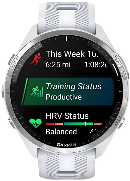 Смарт-годинник Garmin Forerunner 965 Whitestone (010-02809-11) - зображення 3