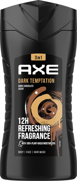 Żel pod prysznic Axe Dark Temptation 400 ml (8710447284094) - obraz 1