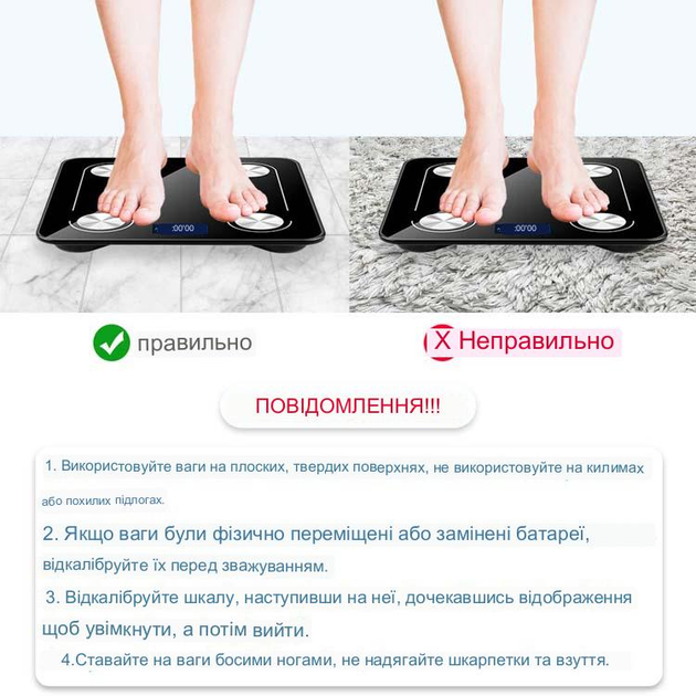 Смарт-весы Scale one TZC005 - изображение 8