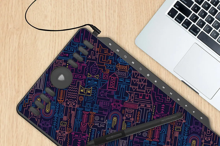 Графічний планшет 12" Gaomon M1220 для малювання 8192 чутливість пера, 5080 LPI - Фото 5 Графічний планшет 12" Gaomon M1220 для малювання 8192 чутливість пера, 5080 LPI - зображення 5