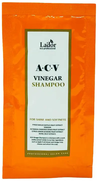 Акція на Набір шампунів-пробників La'dor ACV Vinegar Shampoo з яблучним оцтом 10 шт по 10 мл від Rozetka