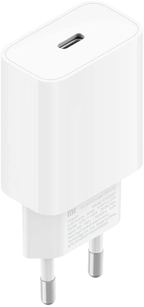 Ładowarka Xiaomi Mi Charger 20W (USB-C) EU (31569) - obraz 1