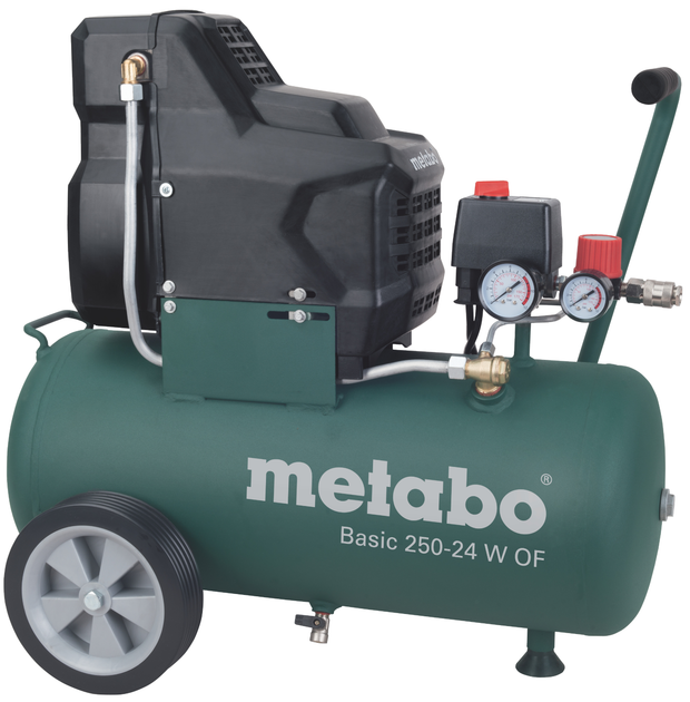 Компрессор воздушный безмасляный Metabo Basic 250-24 W OF 24 л ...