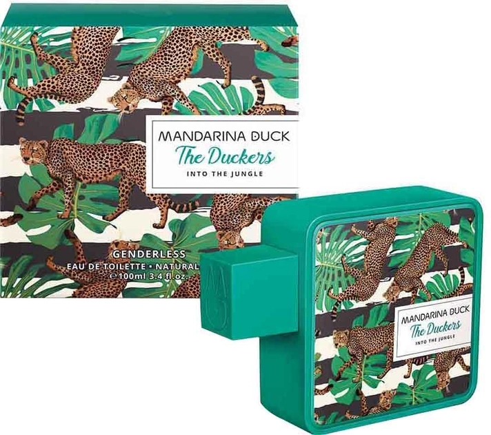 Woda toaletowa unisex Mandarina Duck The Duckers Into The Jungle 100 ml (8058045423669) - obraz 1
