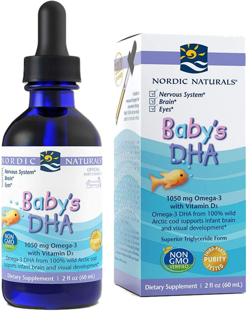Добавка харчова Nordic Naturals Baby'S Dha 60 мл (768990537875) - зображення 1