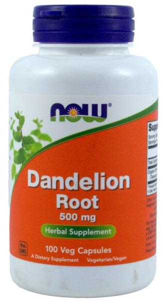 Suplement diety Now Foods Dandelion Root 500 mg 100 kapsułek (733739046451) - obraz 1
