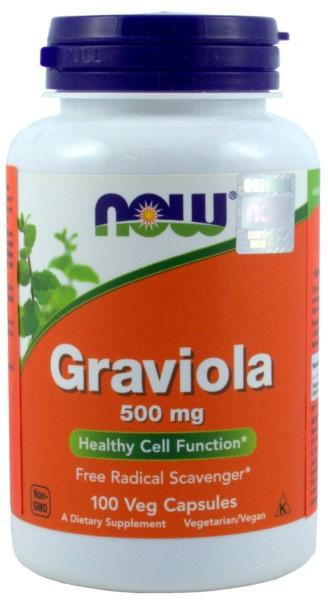 Харчова добавка Now Foods Graviola 100 капсул (733739047038) - зображення 1