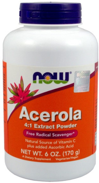 Now Foods Acerola Proszek 170 g (733739007407) - obraz 1