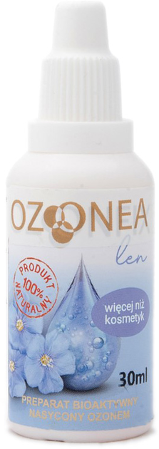 Харчова добавка Ozonea Linum 30 мл Озонована лляна олія (5904730836418) - зображення 1