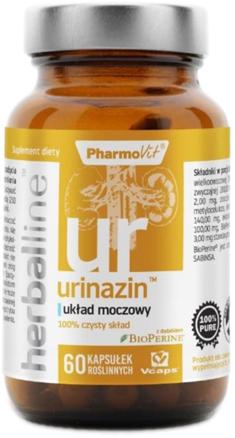 Pharmovit Urinazin Herballine 60 kapsułek Drogi Moczowe (5902811236683) - obraz 1