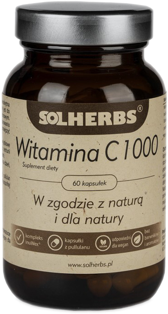 SOLHERBS Witamina C 1000 60 kapsułek (5908224731074) - obraz 1