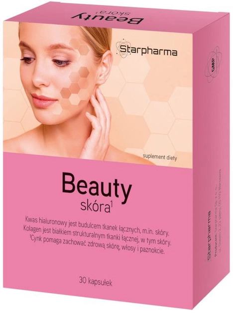 Харчова добавка Starpharma Beauty Skin 30 капсул Колаген (5902989930888) - зображення 1