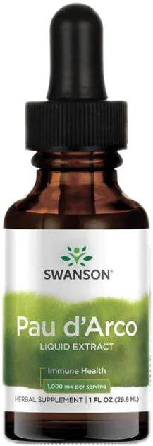 Swanson Pau Darko Liquid Ekstrakt 29.6 ml (87614113142) - obraz 1