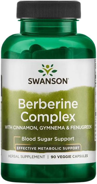 Swanson Berberine Complex 150mg 90 kapsułek (87614116297) - obraz 1