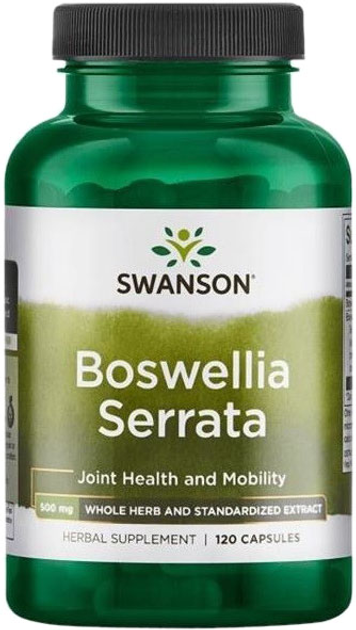 Екстракт Swanson Boswellia Serrata 120 капсул (87614140100) - зображення 1