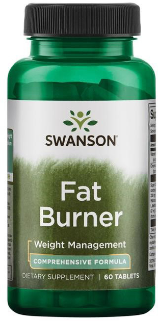 Харчова добавка Swanson Fat Burner 60 таблеток підтримує схуднення (87614040066) - зображення 1