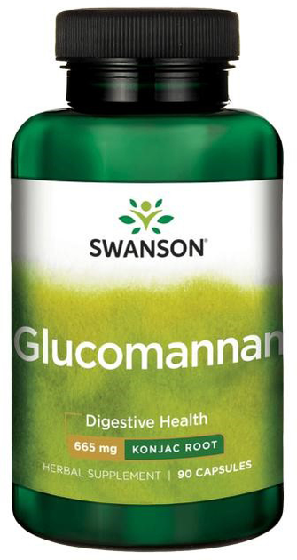 Swanson Glukomannan 665mg 90 kapsułek (87614117430) - obraz 1