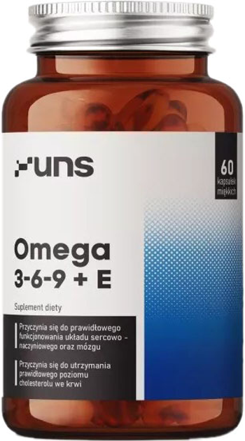 UNS Omega 3-6-9 + E 60 kapsułek (5904238960158) - obraz 1