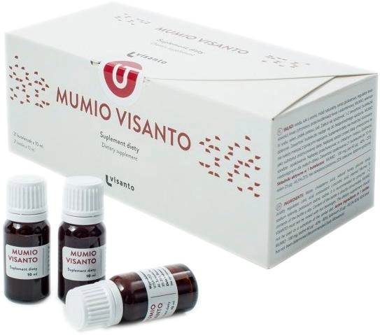 Харчова добавка Visanto Mumio 21 флакон по 10 мл (5907709751248) - зображення 1