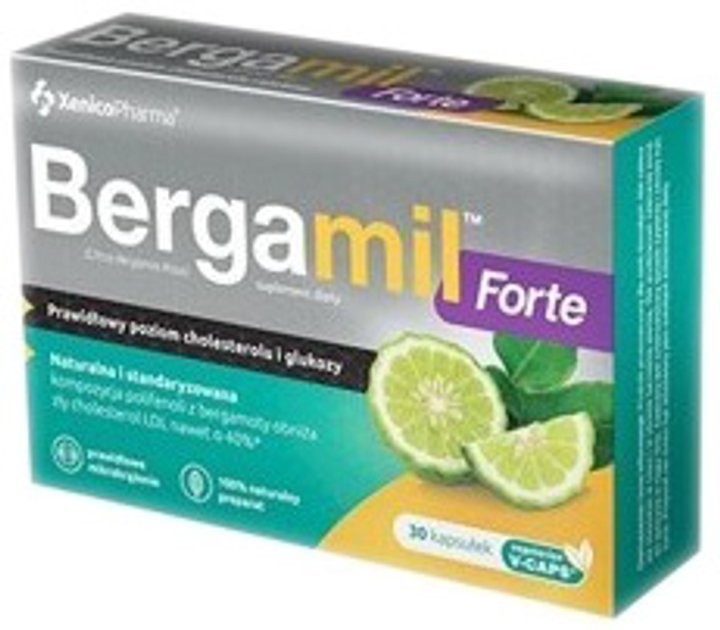 Xenico Pharma BERGAMIL Forte 30 kapsułek (5905279876491) - obraz 1