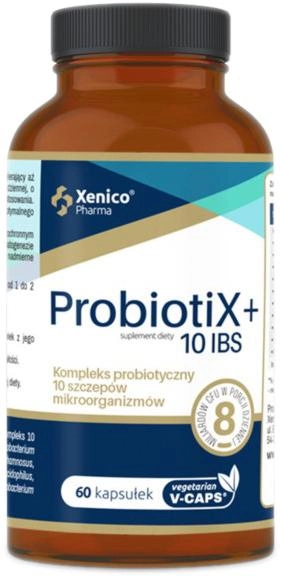 Xenico Pharma Probiotix+ 10 IBS 60 kapsułek (5905279876781) - obraz 1