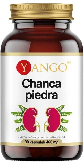 Харчова добавка Yango Chanca Piedra 460 мг 90 капсул для сечовивідної системи (5903796650495) - зображення 1