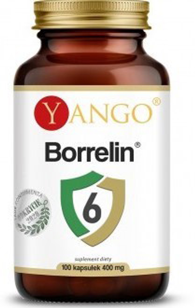 Харчова добавка Yango Borrelin 100 капсул Підтримує імунітет організму (5905279845800) - зображення 1
