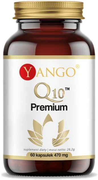 Харчова добавка Коензим Yango Q10 Premium 470 мг 60 капсул (5903796650761) - зображення 1