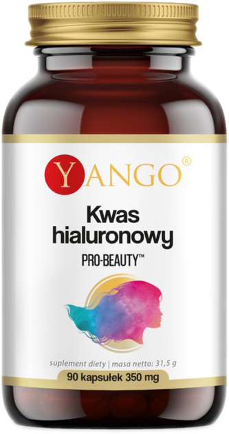 Харчова добавка Yango Hyaluronic Acid Pro-Beauty 90 капсул (5904194062095) - зображення 1