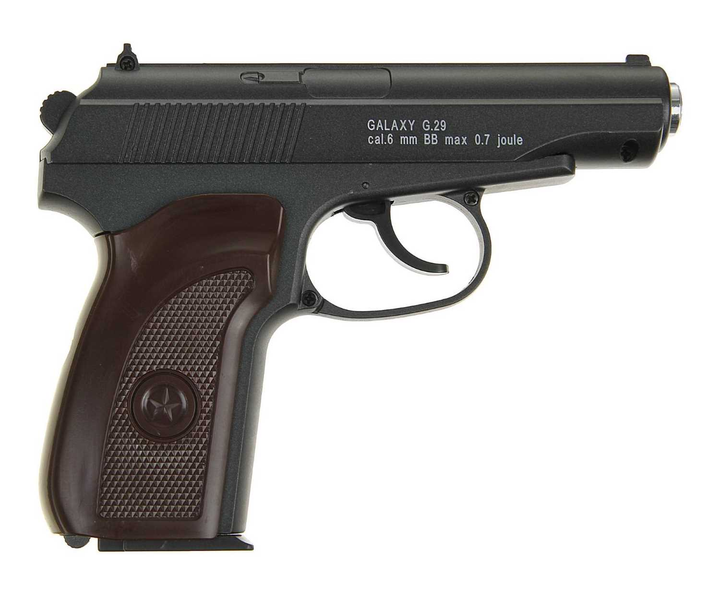 Детский страйкбольный пистолет Макарова ПМ Galaxy G29 - изображение 2