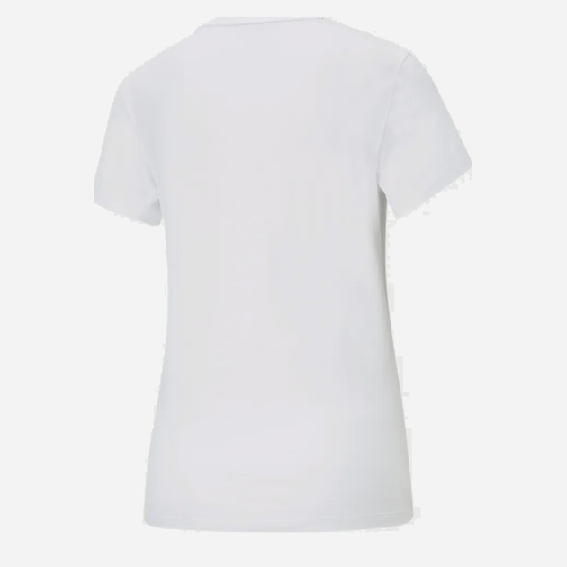 T-shirt damski Puma Ess Logo Tee 586774-02 XL Biały (4063697275072) - obraz 6