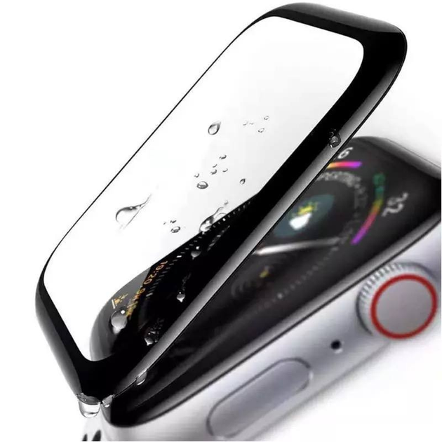Защитное гибкое стекло для Apple Watch Series 7/8/9 (45mm) 9H Ceramics ...