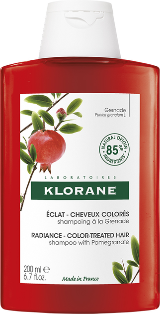 Шампунь для фарбованого волосся Klorane Гранат 200 мл (3282770143560) - зображення 1