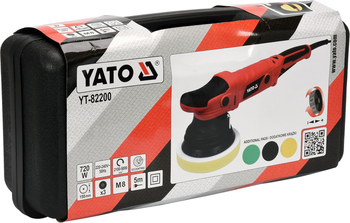 Polerka mimośrodowa YATO YT-82200 - obraz 5