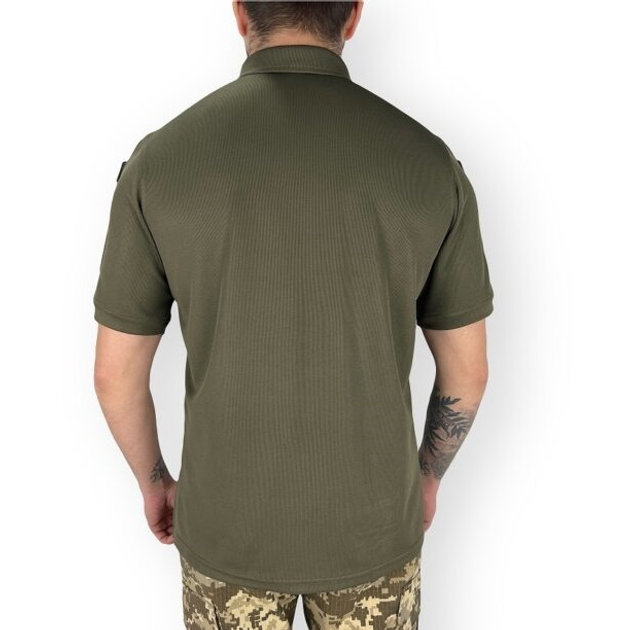 Рубашка поло олива (S) (LE2841S) - изображение 2