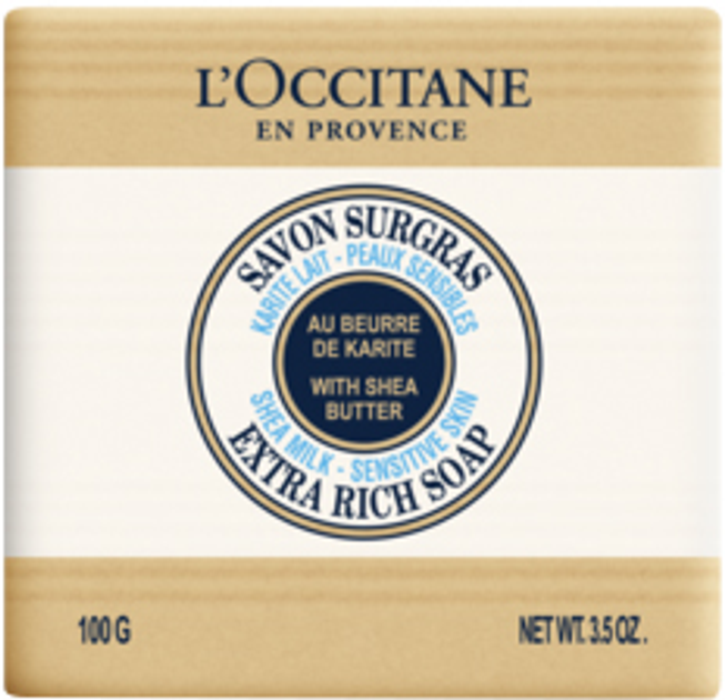 Мило тверде L'Occitane en Provence Карите-Молоко 100 г (3253581680513) - зображення 1