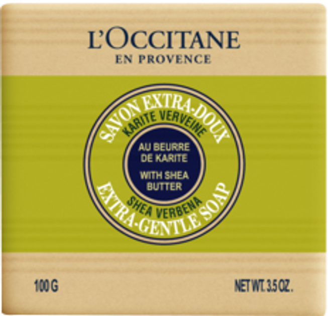 L'Occitane en Provence Mydło w kostce Shea Verbena 100 g (3253581680537) - obraz 1