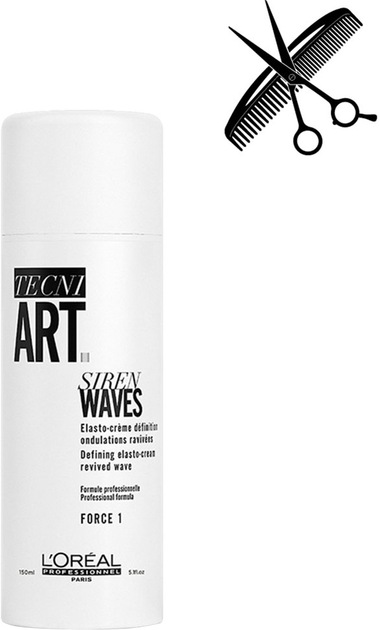 Profesjonalny krem elastyczny L'Oreal Professionnel Siren Waves do tworzenia wyrazistych loków i tekstury 150 ml (0000030160163) - obraz 1