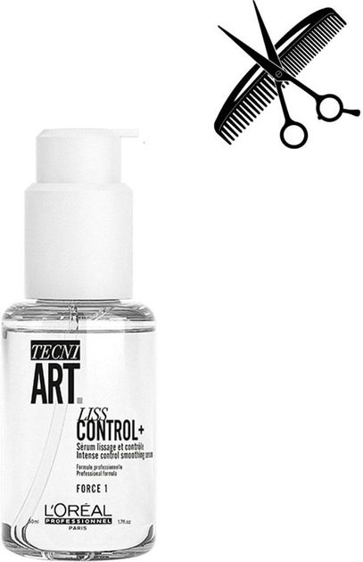 Profesjonalne serum L'Oreal Professionnel Liss Control Plus do tworzenia gładkich fryzur 50 ml (0000030165427) - obraz 1