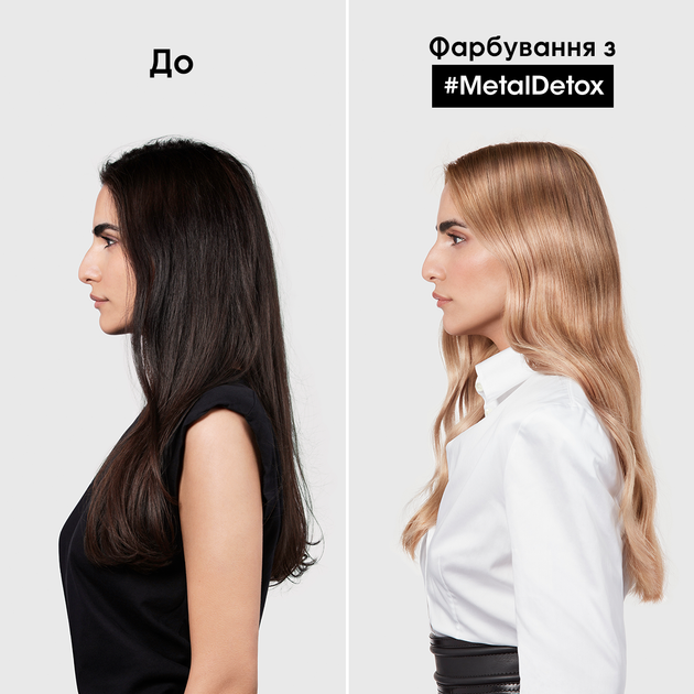 Profesjonalna maska L'Oreal Professionnel Serie Expert Metal Detox do zapobiegania odkładaniu się metali we włosach po koloryzacji lub rozjaśnianiu 250 ml (0000030160606) - obraz 8