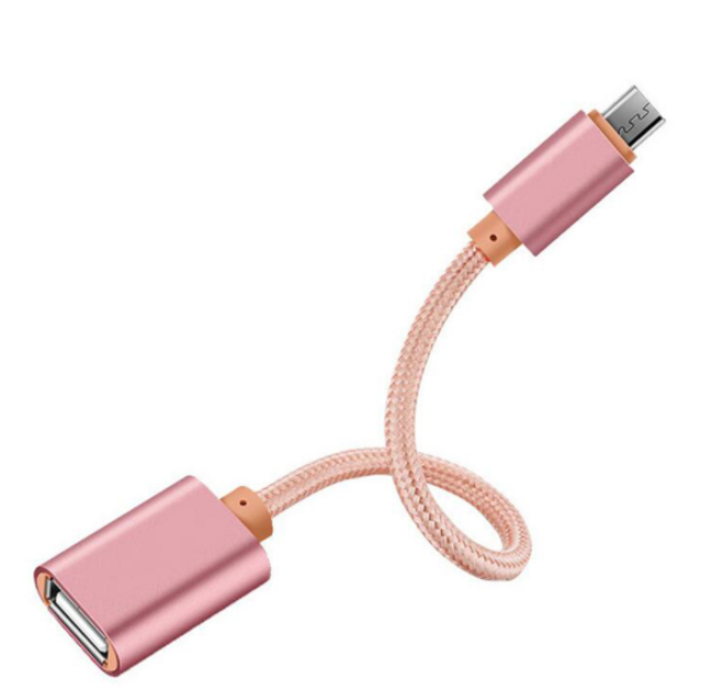 Удлинитель переходник USB-C (мама) TYPE-C (папа) , розовое золото ...