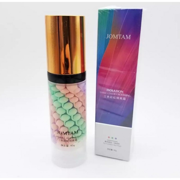Многофункциональный трехцветный праймер база под макияж Jomtam Contour ...
