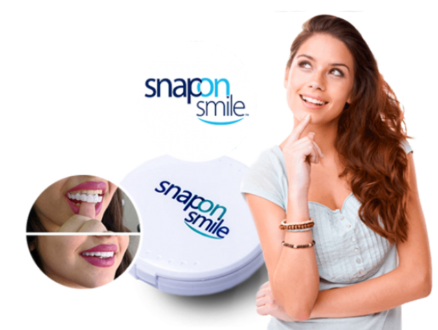 Съемные пластиковые виниры для зубов Veneers Snap On для быстрой временной реставрации зубов на оду челюсть + бокс для хранения - Фото 4 Съемные пластиковые виниры для зубов Veneers Snap On для быстрой временной реставрации зубов на оду челюсть + бокс для хранения - изображение 4