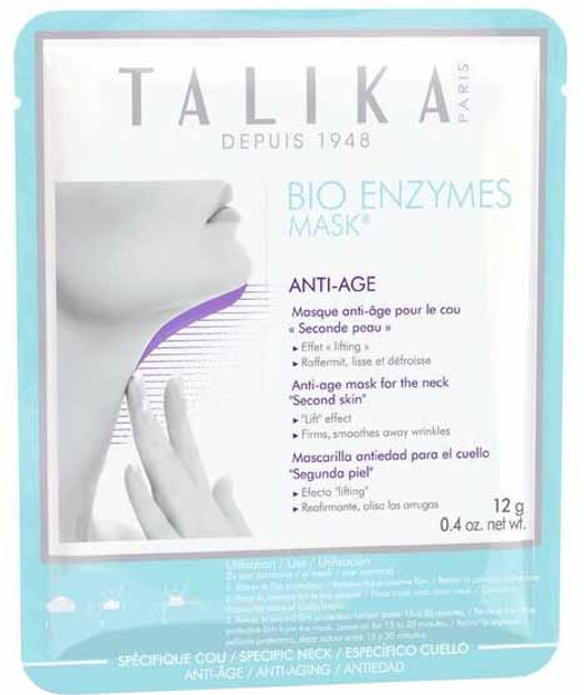 Маска для області шії Talika Bio Enzymes Neck Anti-Age Mask 12 г (3139438550393) - зображення 1