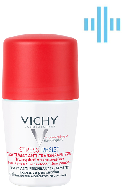Vichy intensywny dezodorant w kulce 72 godziny ochrony 50 ml (3337871324001) - obraz 1