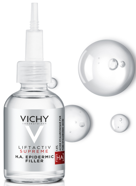 Антивікова сироватка з гіалуроновою кислотою Vichy Liftactiv Supreme H.A. Epidermic Filler для скорочення зморщок і відновлення пружності шкіри 30 мл (3337875719209) - зображення 3