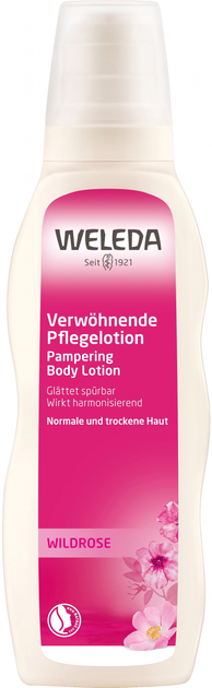 Różowe harmonizujące mleczko do ciała Weleda 200 ml (4001638088572) - obraz 1